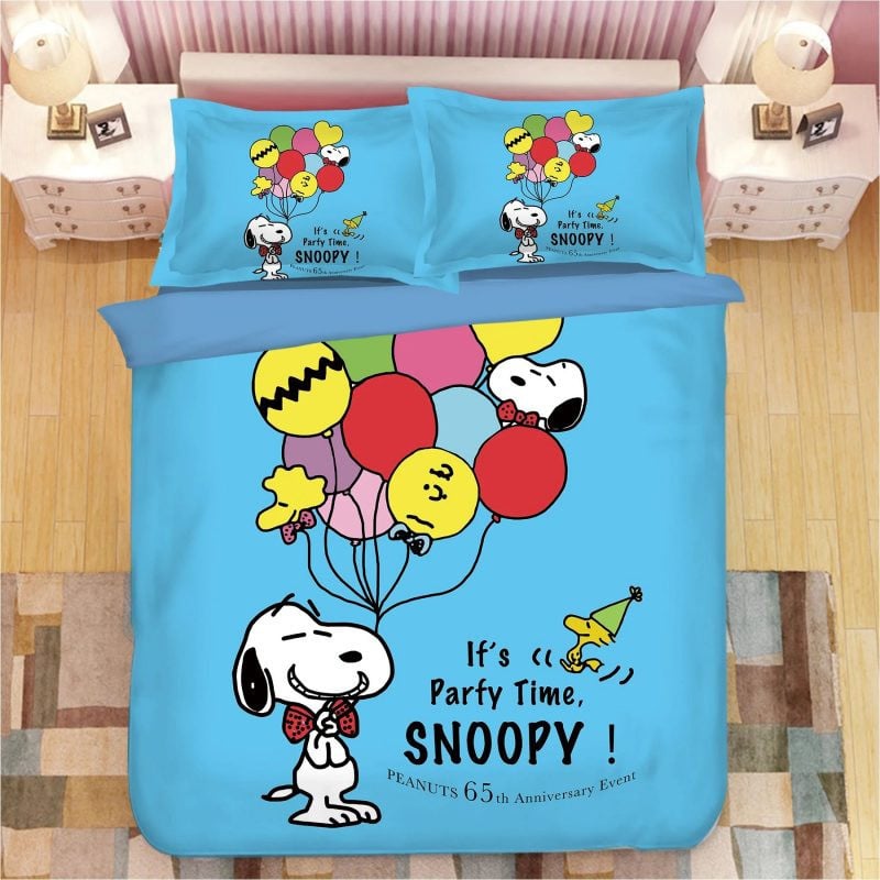 Peanuts Snoopy 4 Duvet Quilt Bedding Set