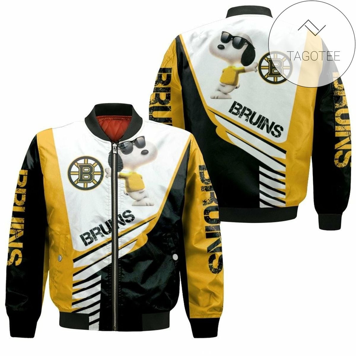 NHL Boston Bruins Snoopy Bomber Jacket