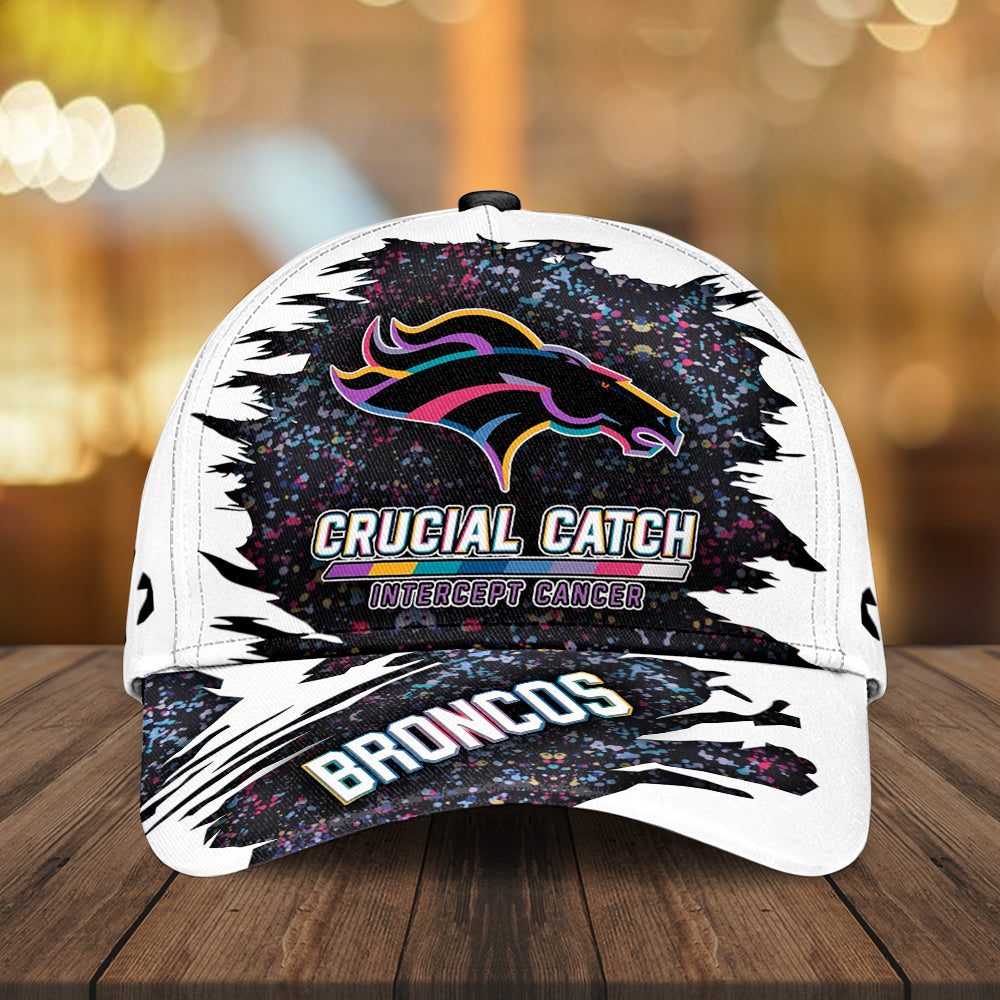 Denver Broncos x Crucial Catch Intercept Cancer Classic Cap 