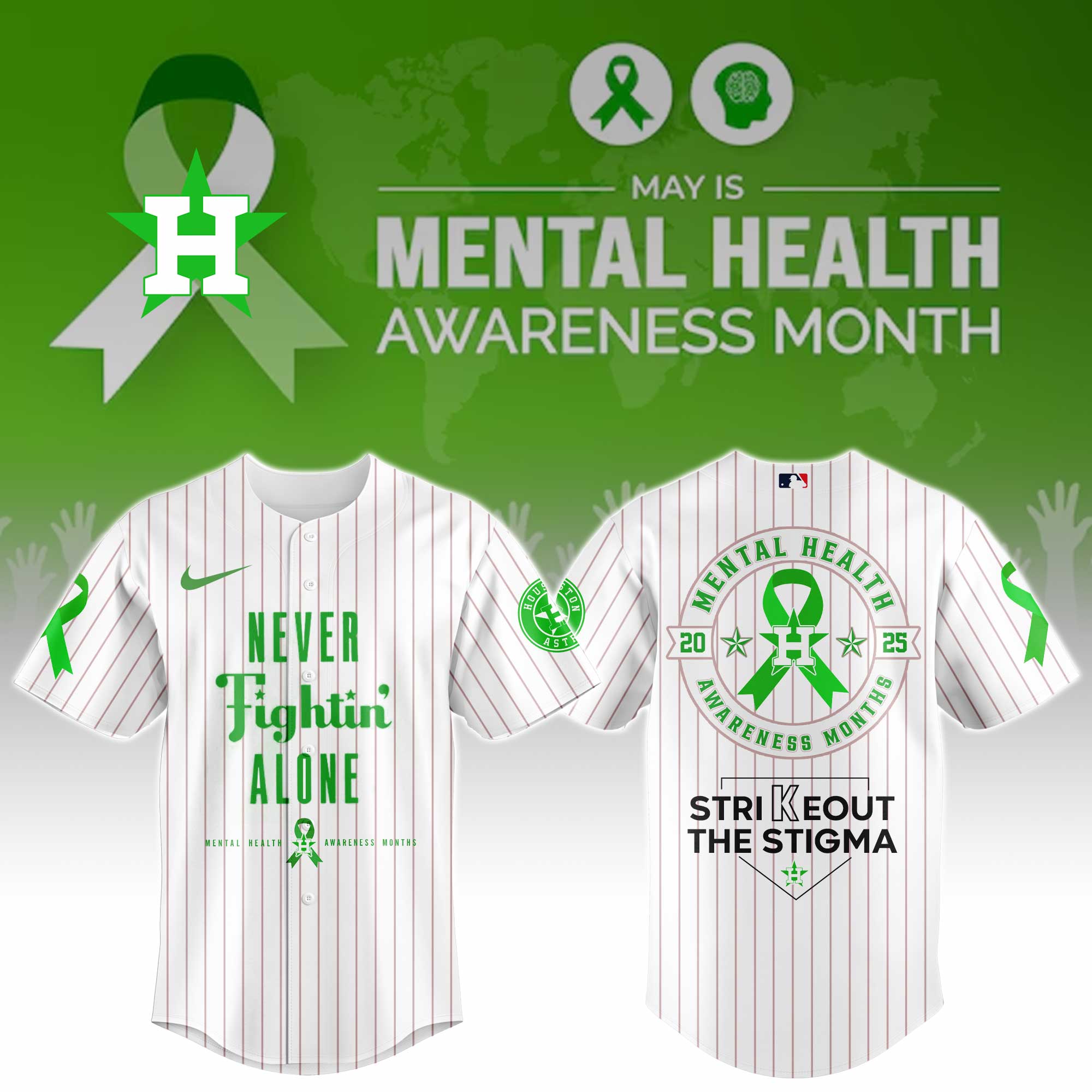 Houston Astros Mental Health Awareness Week Jersey 