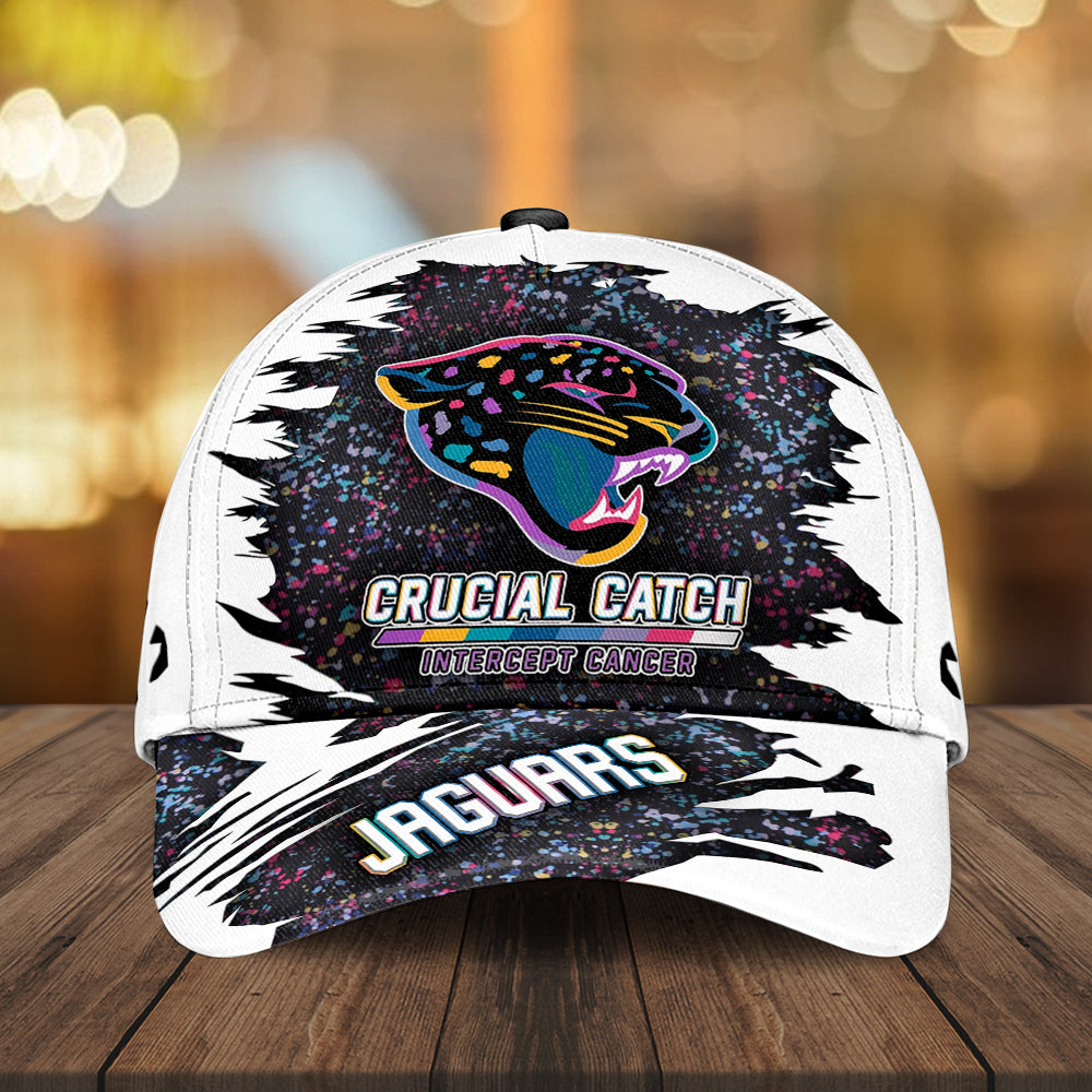 Jacksonville Jaguars x Crucial Catch Intercept Cancer Classic Cap 