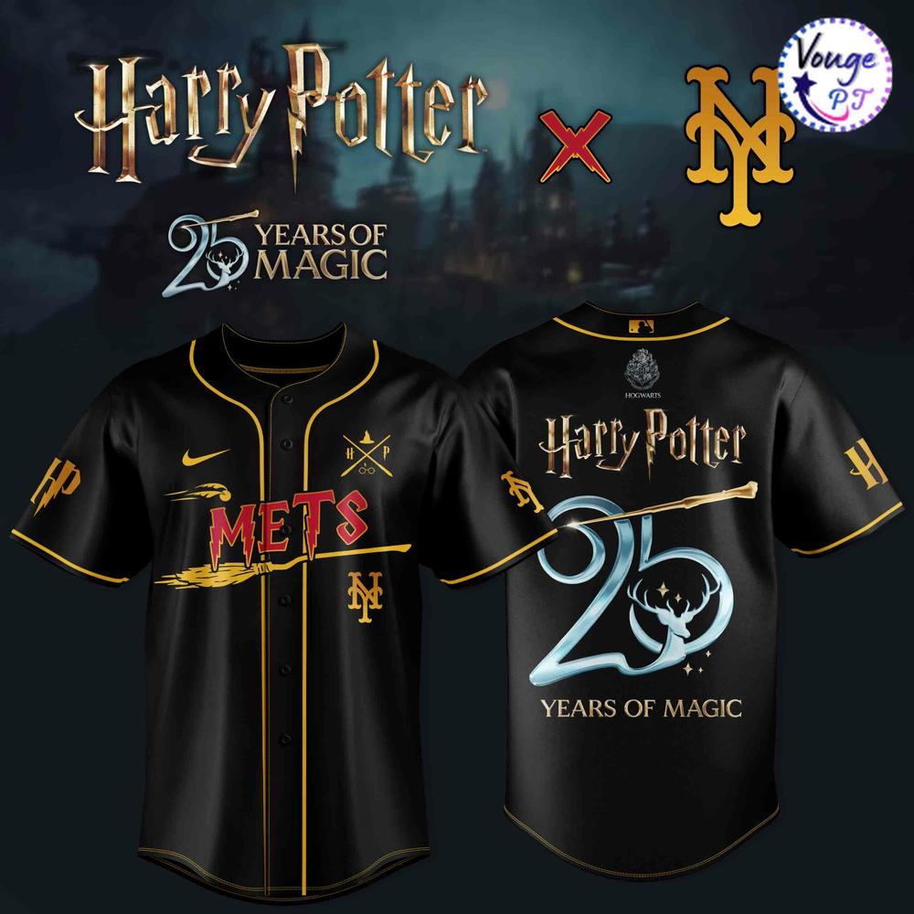 New York Mets x Harry Potter 25 Years of Magic New Baseball Jersey 