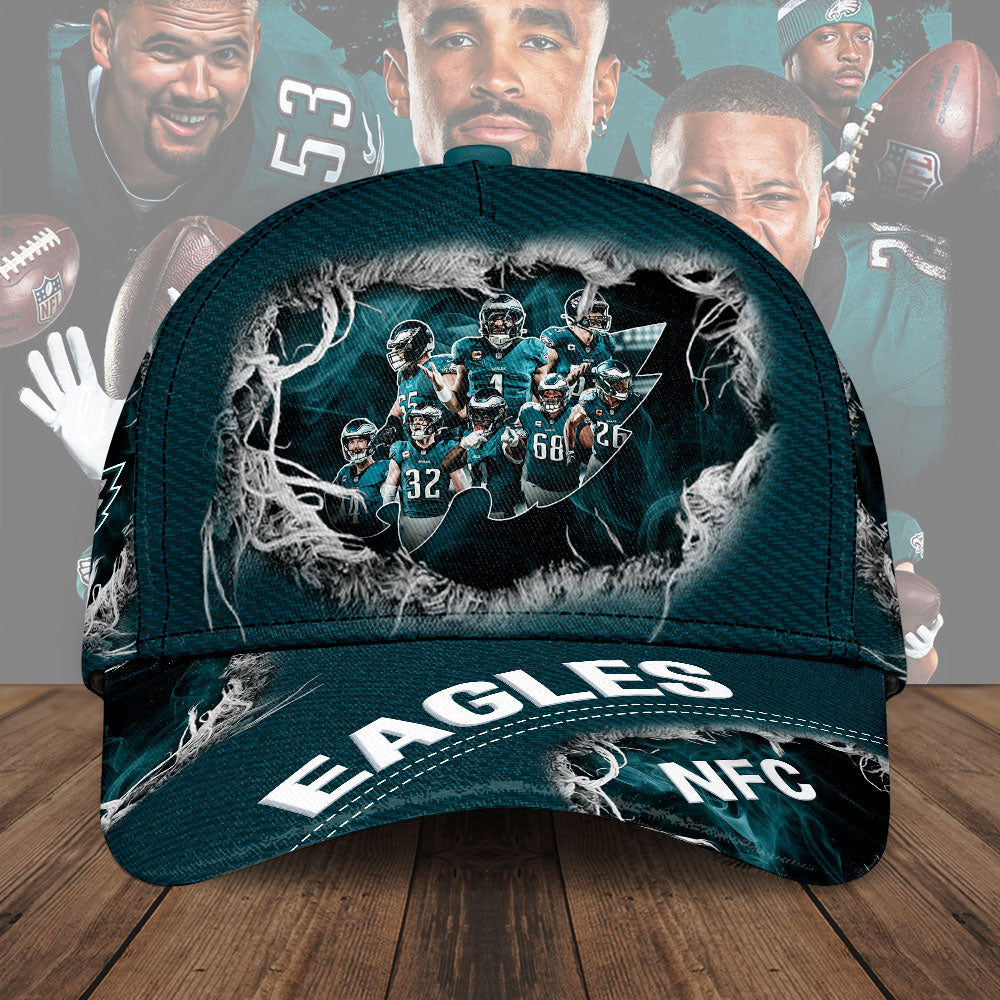 Philadelphia Eagles 2025 NFC East Division Champions Classic Cap 
