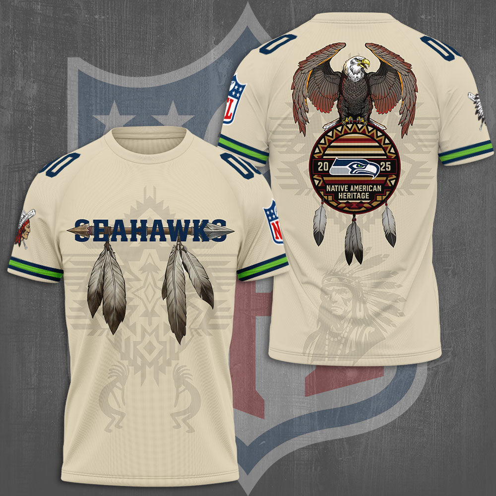 Seattle Seahawks x Native American Heritage 3D Apparel 
