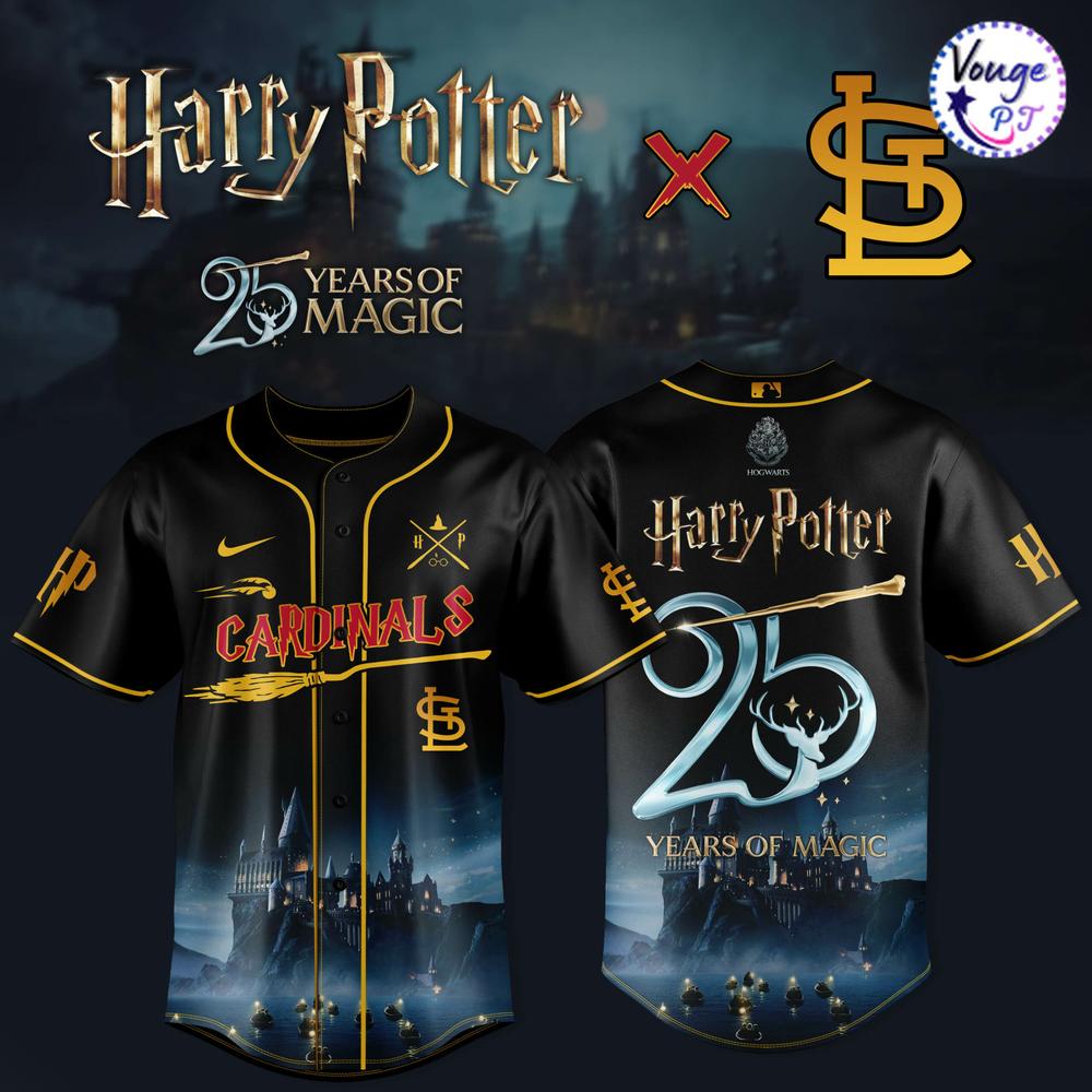 St. Louis Cardinals x Harry Potter – 25 Years of Magic Baseball Jersey 