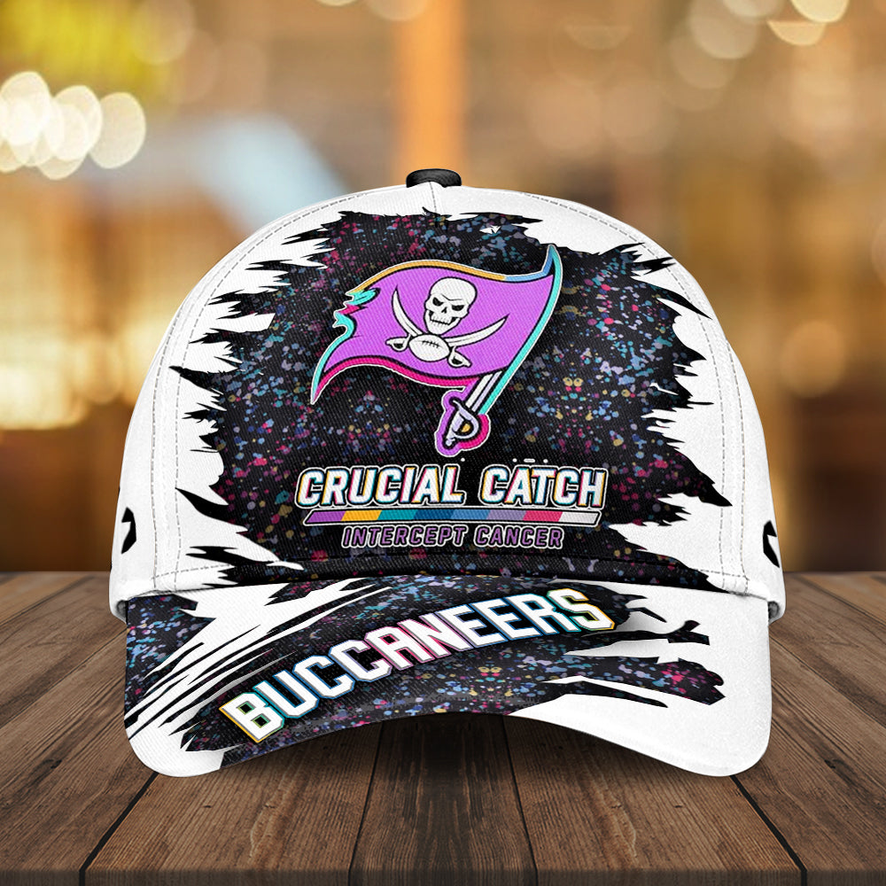 Tampa Bay Buccaneers x Crucial Catch Intercept Cancer Classic Cap 