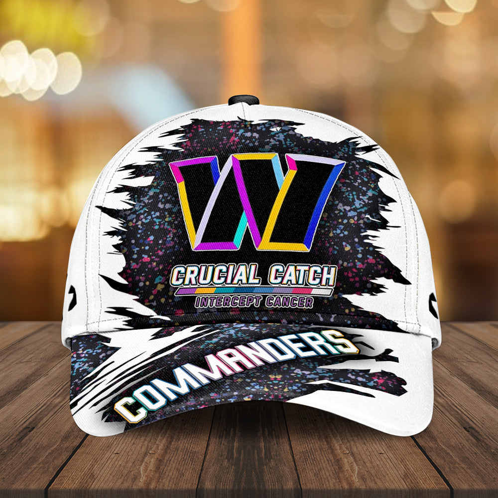 Washington Commanders x Crucial Catch Intercept Cancer Classic Cap 