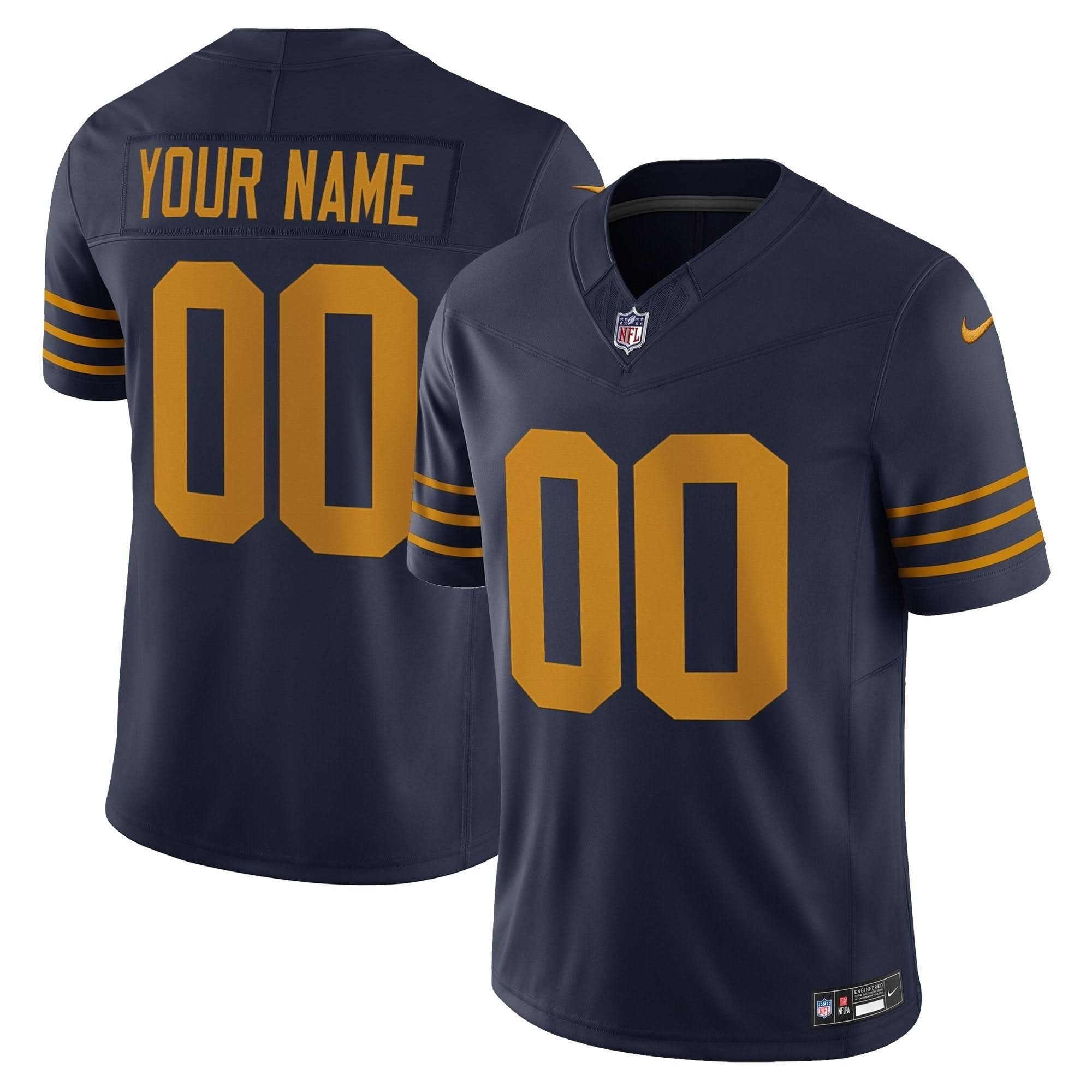 Green Bay Packers The 1923 Classic Vapor Limited Custom Jersey - All Stitched