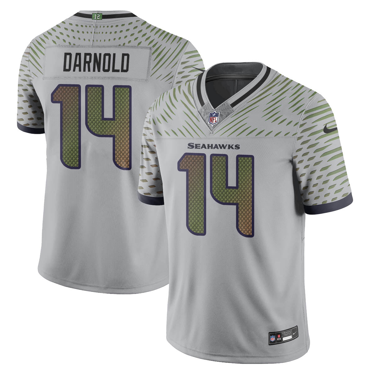 Seattle Seahawks F.U.S.E. Limited Rivalry Series Jersey - All Stitched