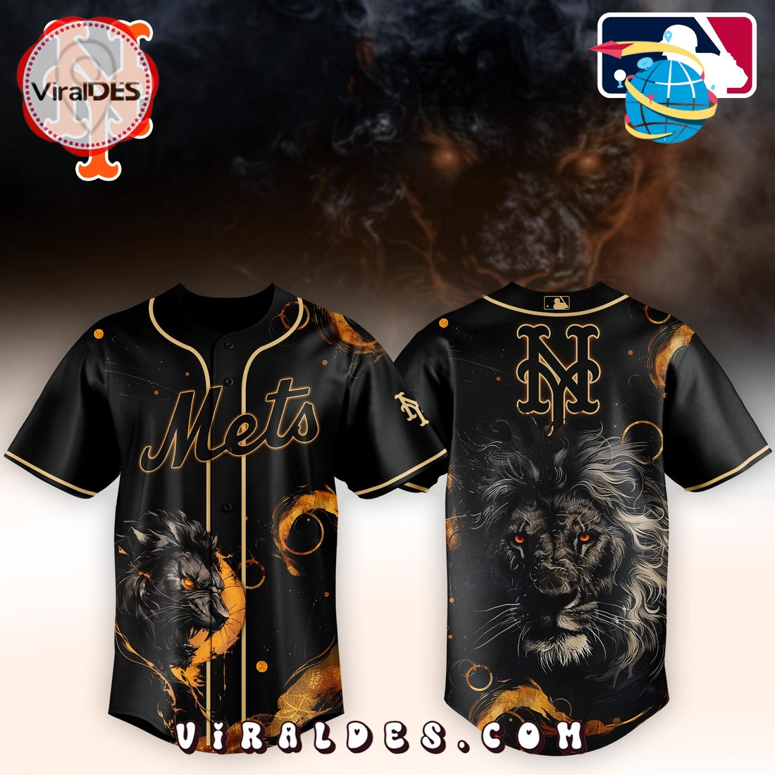 New York Mets x Lion Baseball Jersey 